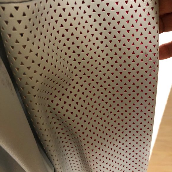 TopShop Blue Faux Leather Bomber Jacket NWT - Picture 6 of 6